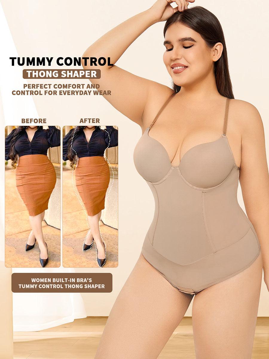 Finlin Tummy Control Thong Shapewear for Women Shaper Panty Thongs